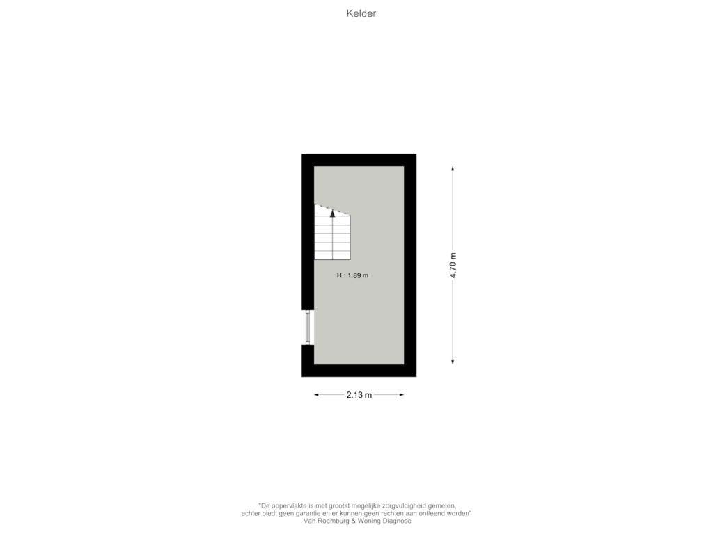 Bekijk plattegrond van Kelder van Torenlaan 1