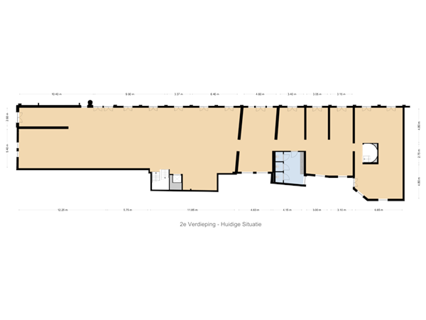 2e Verdieping - Huidige Situatie