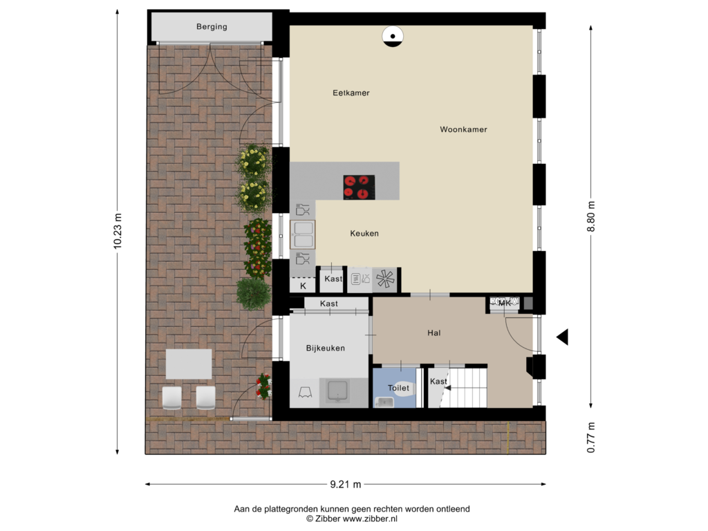 View floorplan of Begane Grond_Tuin of Bothastraat 26