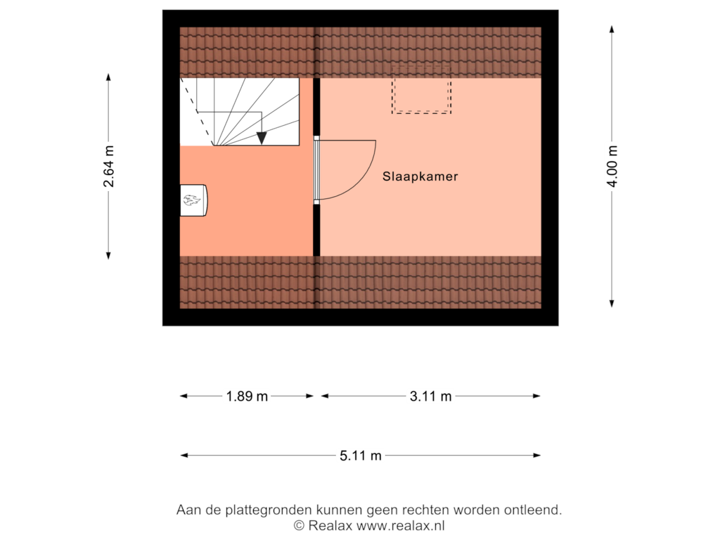 View floorplan of Verdieping 2 of Erve Lukensveld 7