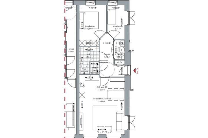 Bekijk foto 12 van Appartementen (Bouwnr. 6)