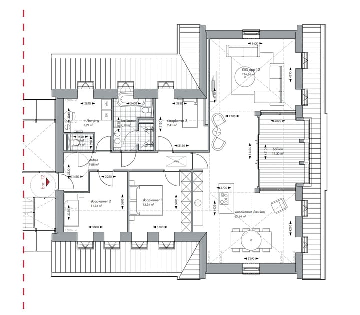Foto 14 van Appartementen (Bouwnr. 12)