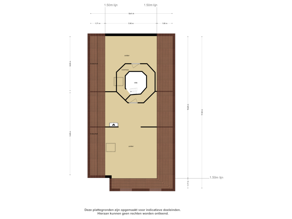 View floorplan of Eerste Verdieping of Schutsweg 44