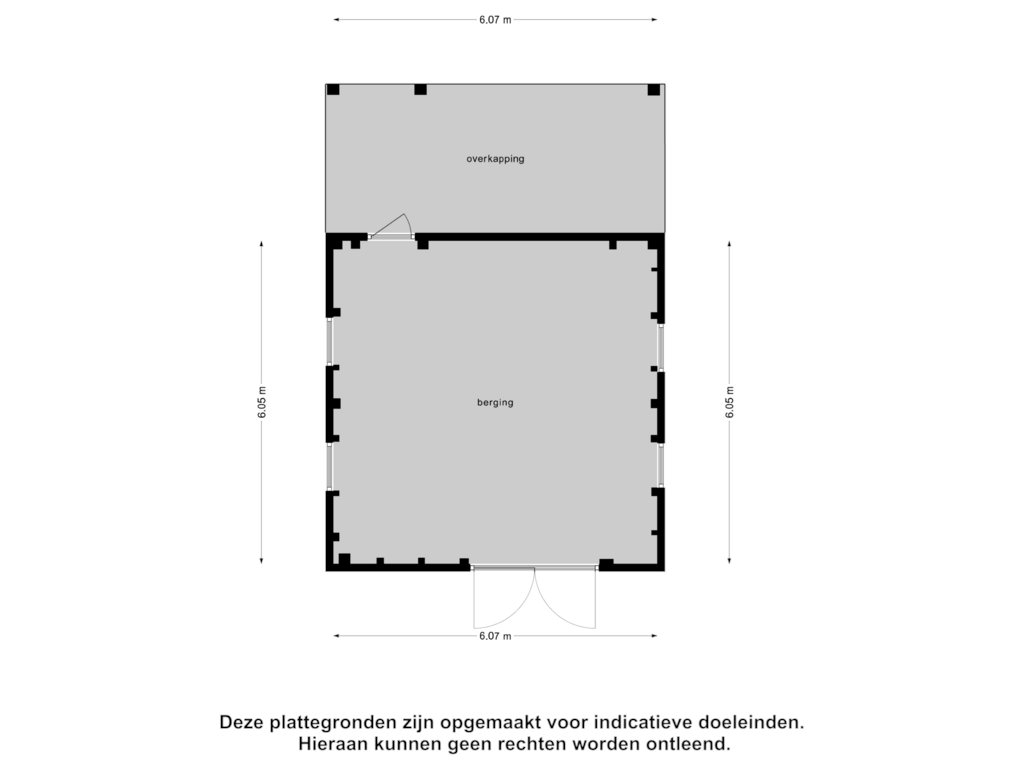 View floorplan of Berging of Schutsweg 44