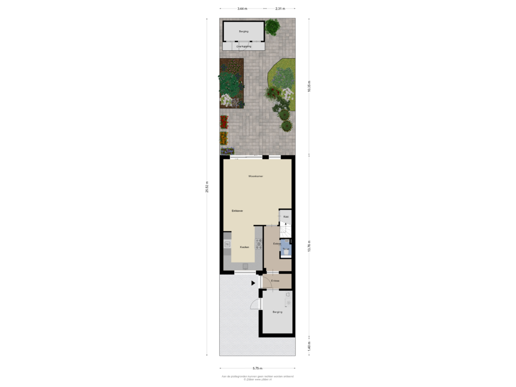 Bekijk plattegrond van Begane Grond_Tuin van Kerveldonk 5