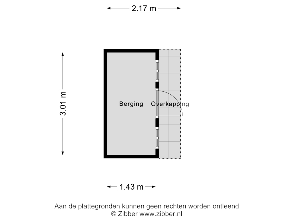 Bekijk plattegrond van Berging van Kerveldonk 5