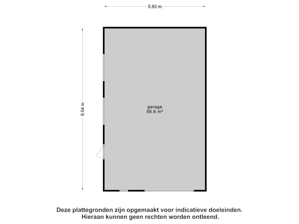 Bekijk plattegrond van Garage van Groningerstraat 30