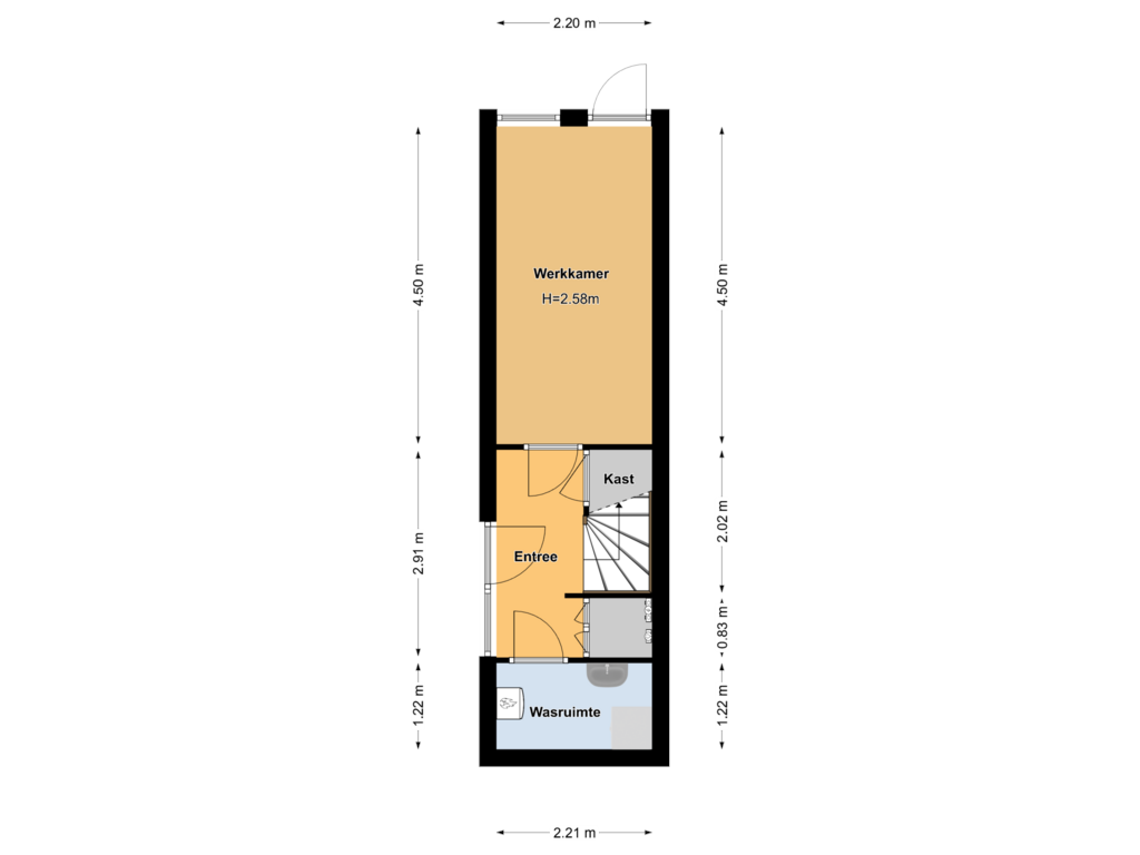 Bekijk plattegrond van First floor van Zebraspoor 233