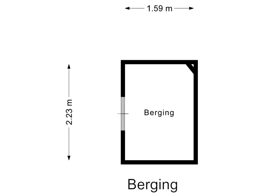 Bekijk plattegrond van Berging van G van Damstraat 73