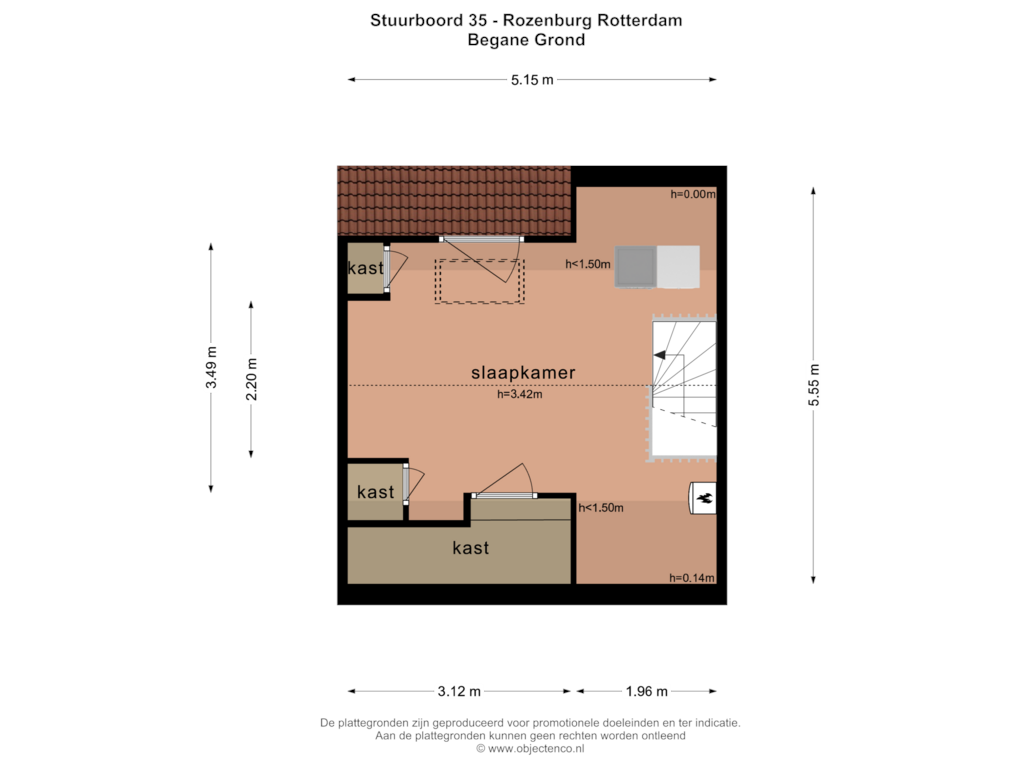 Bekijk plattegrond van Tweede Verdieping van Stuurboord 35