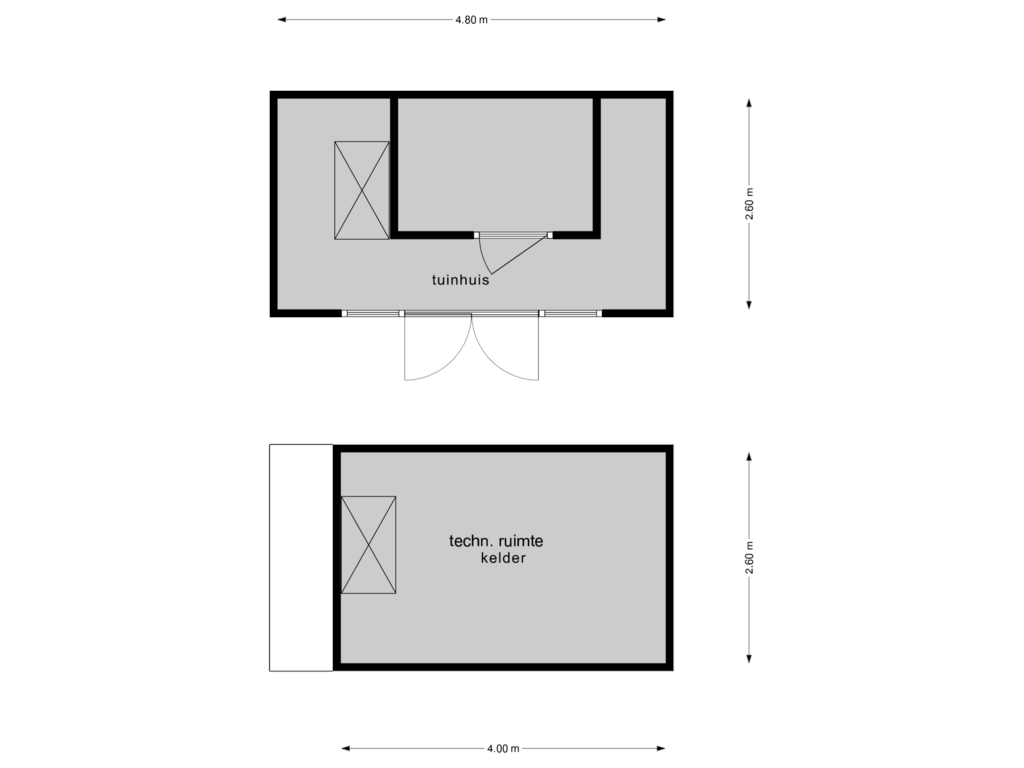 Bekijk plattegrond van Tuinhuis van Heidelaantje 2