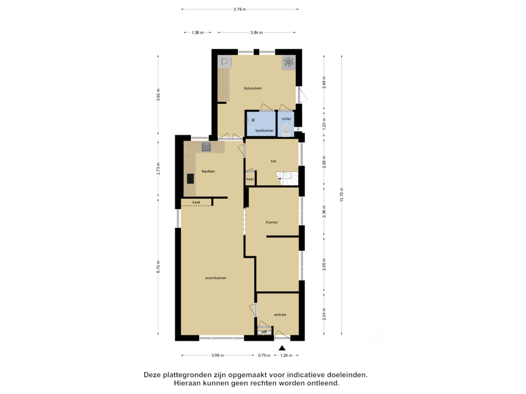 Bekijk plattegrond van Begane Grond van Fiskbuorren 12