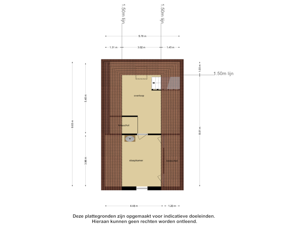 Bekijk plattegrond van Eerste Verdieping van Fiskbuorren 12