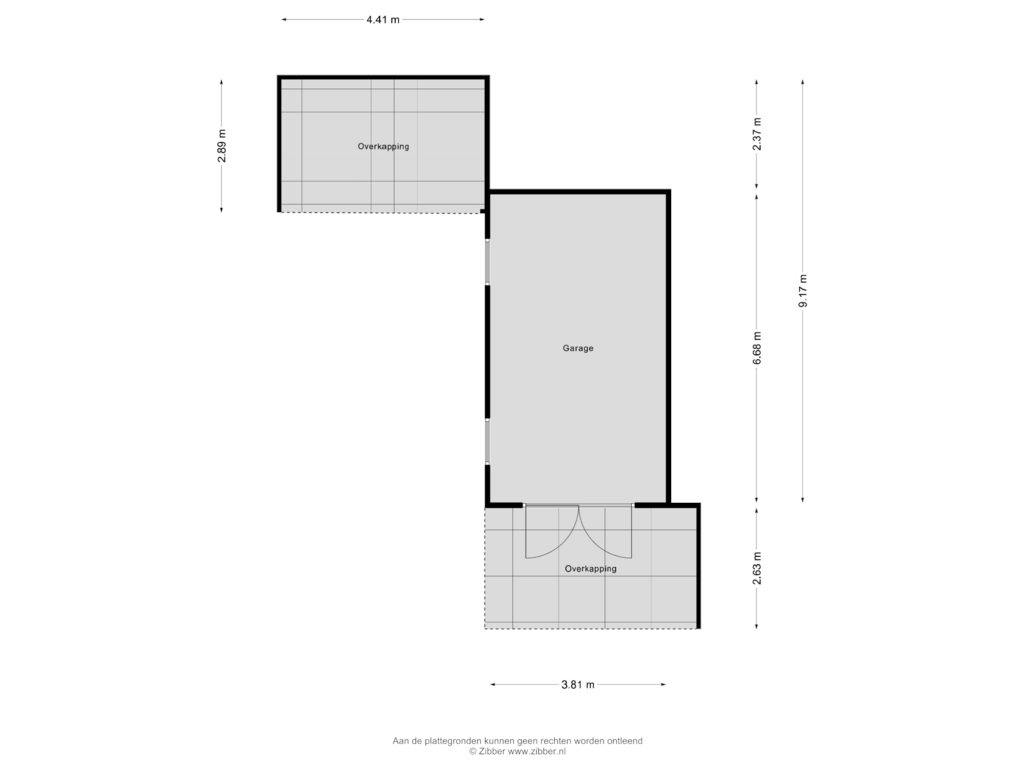 Bekijk plattegrond van Garage van Pieter van Ginnekenstraat 6