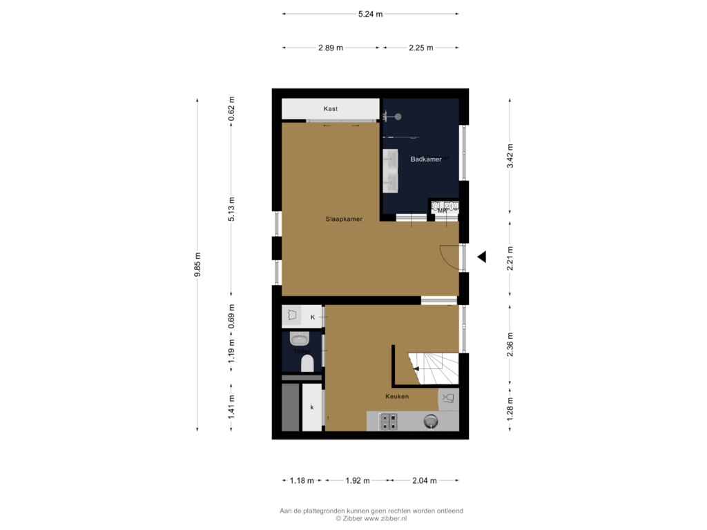 Bekijk plattegrond van Dorpsstraat 3 Begane Grond van Dorpsstraat 3