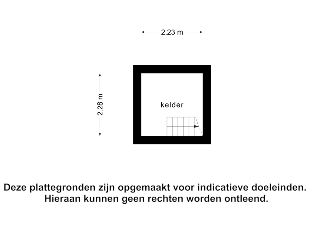 View floorplan of Kelder of Koekoeksweg 19