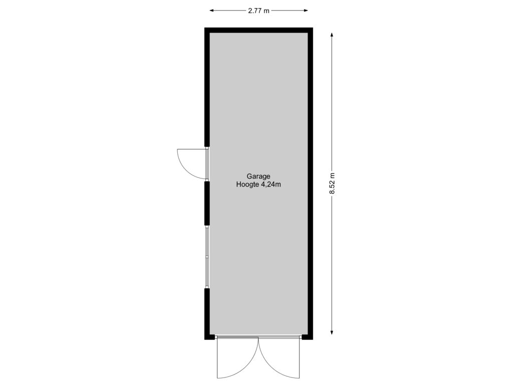 Bekijk plattegrond van Garage van Noorderweg 126