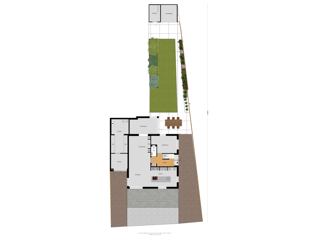 Bekijk plattegrond van Begane Grond tuin van Raadhuislaan 10