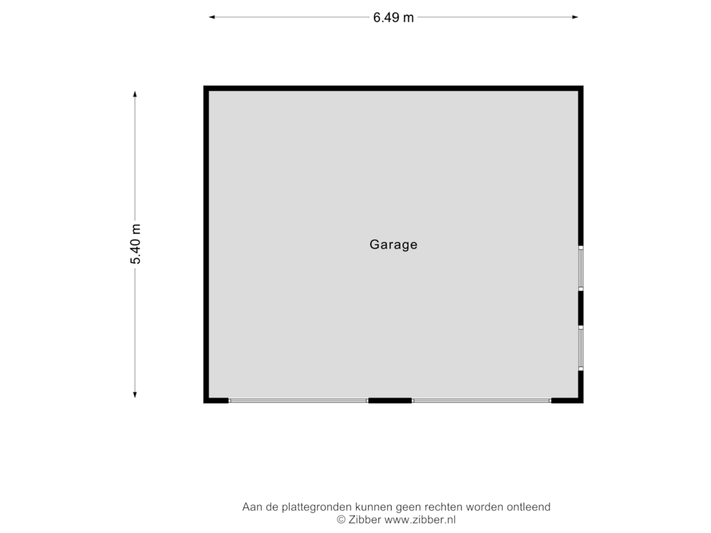 Bekijk plattegrond van Garage van Heerenwal 53