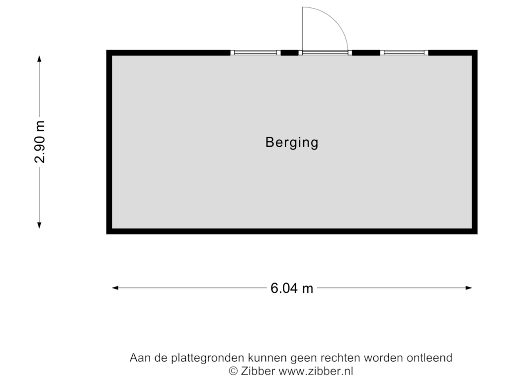 Bekijk plattegrond van Berging van Heerenwal 53