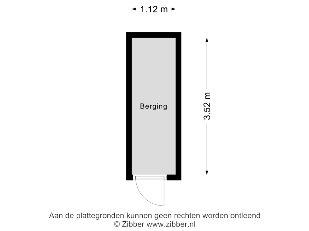 Bekijk plattegrond van Berging van Vijf Meilaan 58