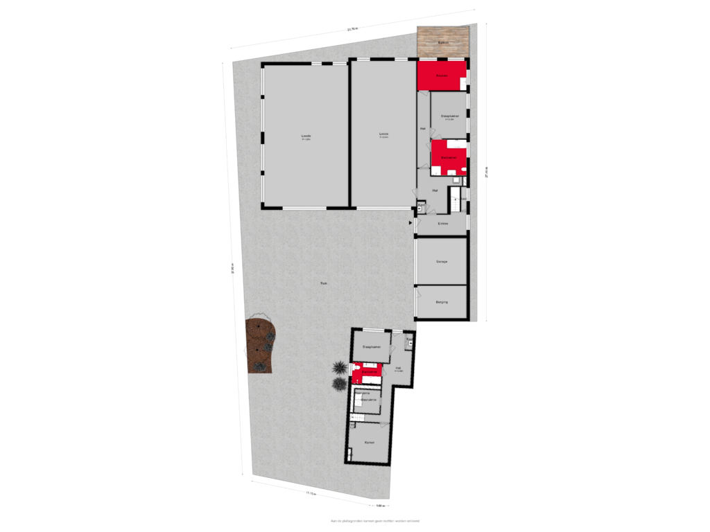 Bekijk plattegrond van Situatie 27_27b van Noord 27