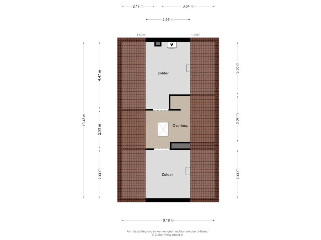 Bekijk plattegrond van Zolder van Burgemeester Notermansstraat 28