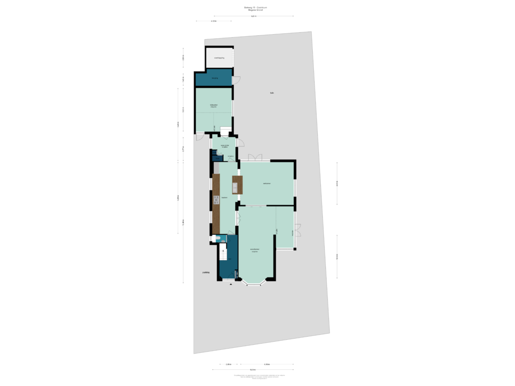 Bekijk plattegrond van BEGANE GROND van Stetweg 15