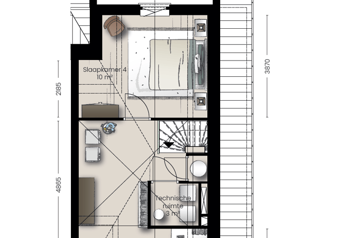 Bekijk foto 4 van Type C4 - twee-onder-een-kap villa (Bouwnr. 11)