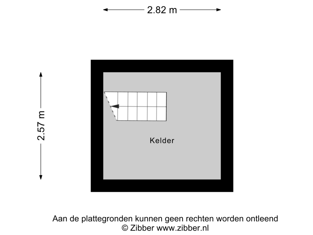 Bekijk plattegrond van Kelder van Laan 14