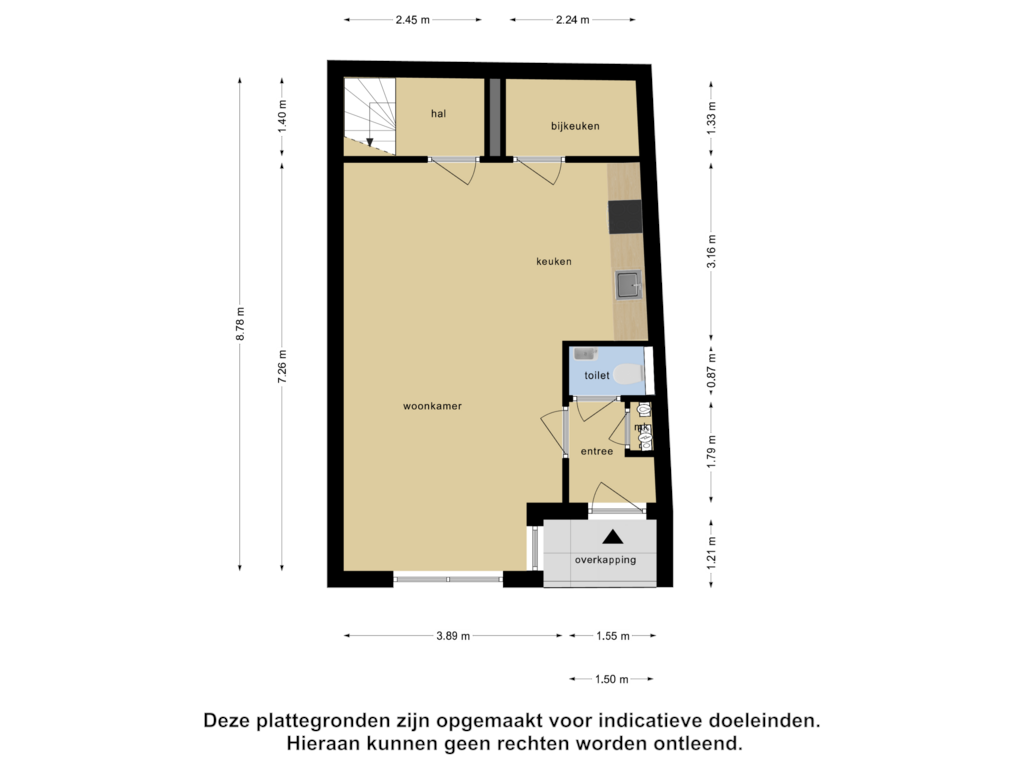 Bekijk plattegrond van Begane Grond van Sallandsestraat 8