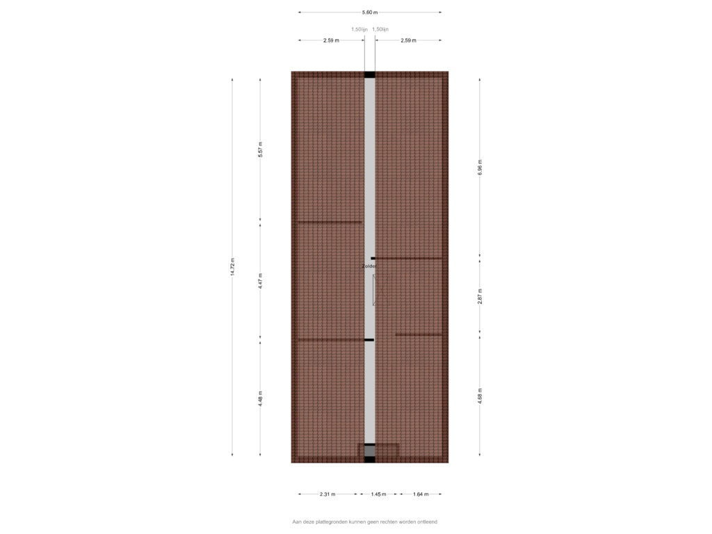 Bekijk plattegrond van Zolder van Zandbergen 16