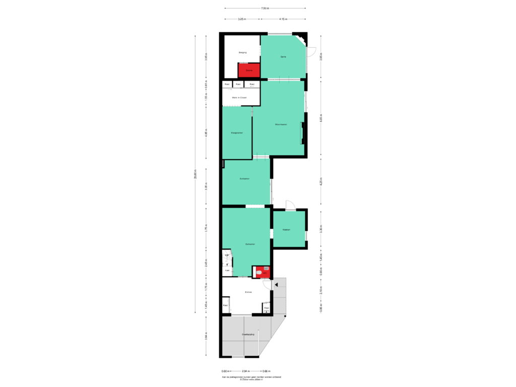 Bekijk plattegrond van Begane Grond van Deursenseweg 6