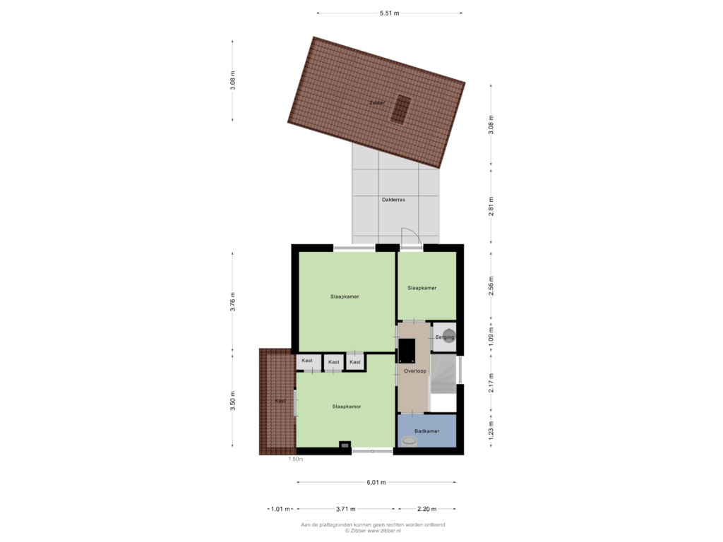 Bekijk plattegrond van Eerste verdieping van Kruisbrinkseweg 14