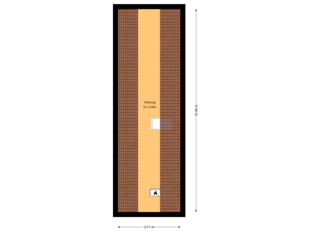 View floorplan of Vliering  of Mounpaed 1