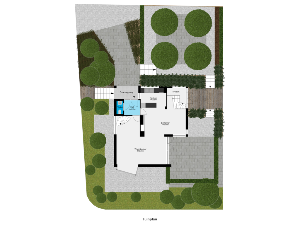 Bekijk plattegrond van Begane Grond/Tuin van Sint Rochusweg 5