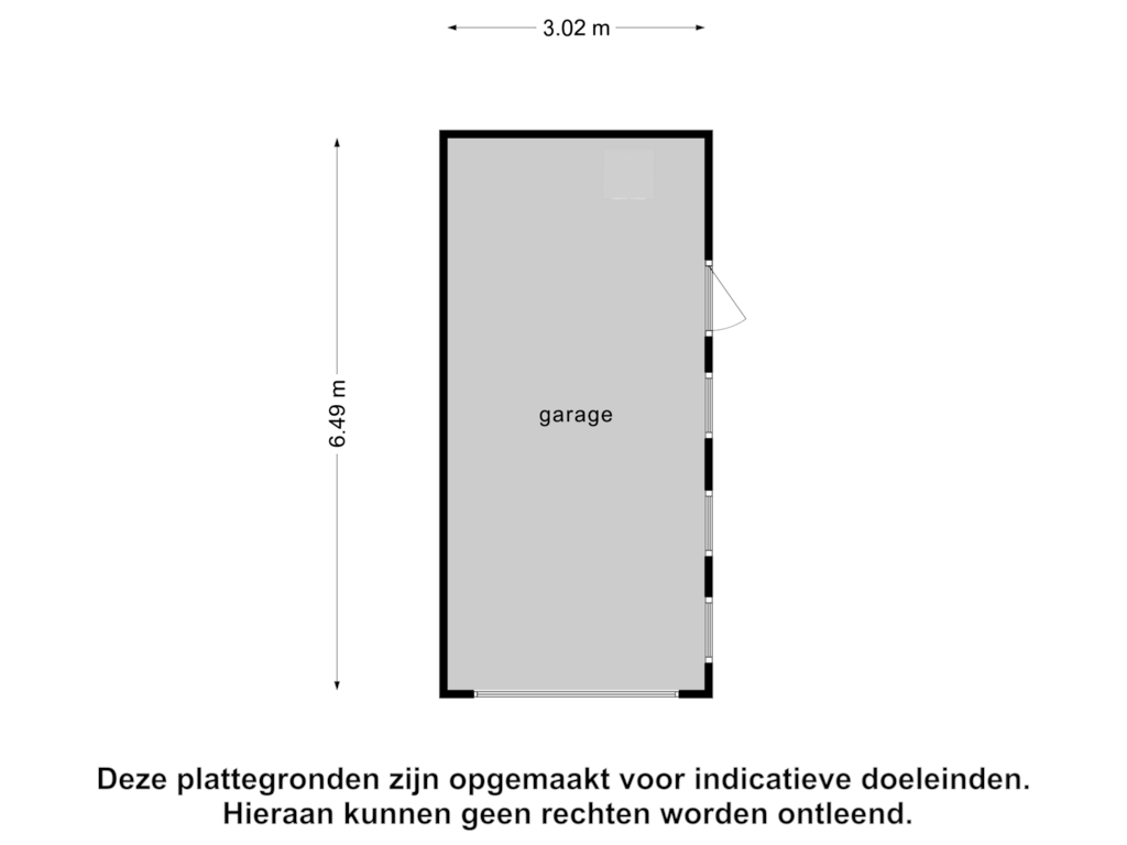 Bekijk plattegrond van Garage van Christiaan Huygenslaan 1