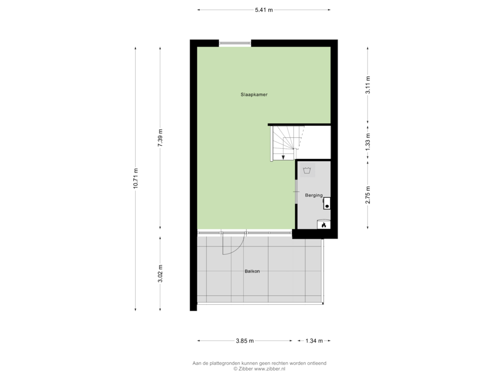 View floorplan of Tweede Verdieping of Pastelblauw 9