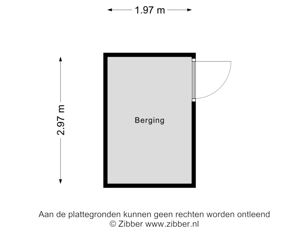 Bekijk plattegrond van Berging van Heideblauwtje 13