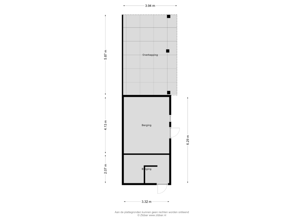 Bekijk plattegrond van Berging van Molenweg 3