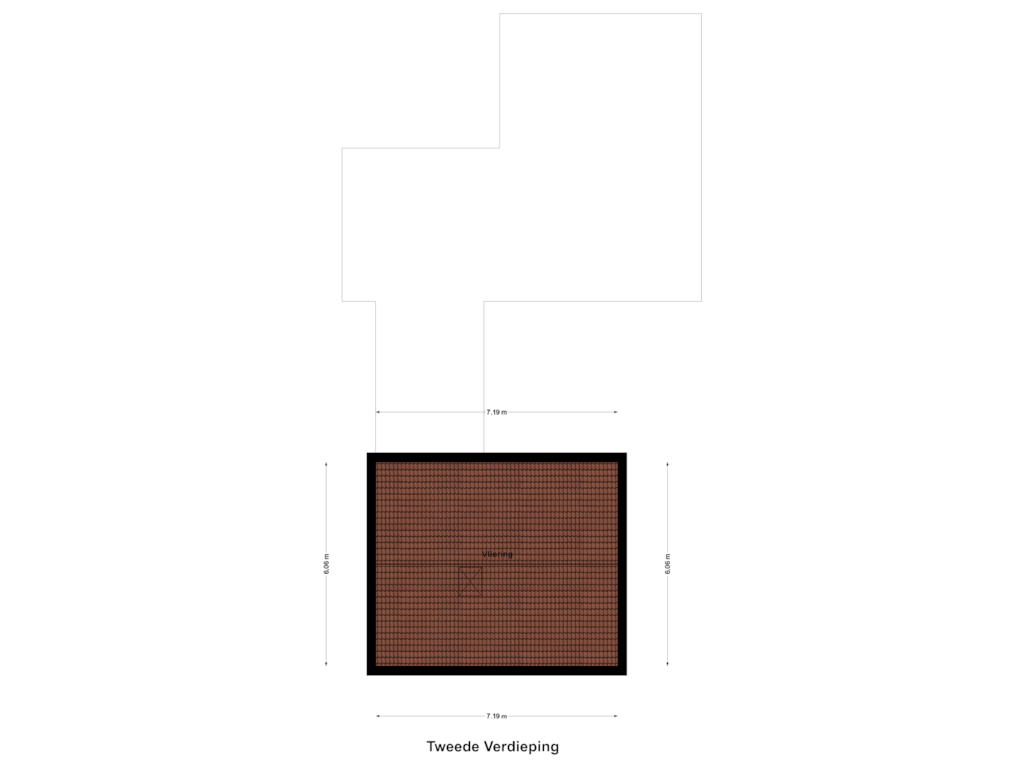 Bekijk plattegrond van Tweede Verdieping van Muncadostraat 4