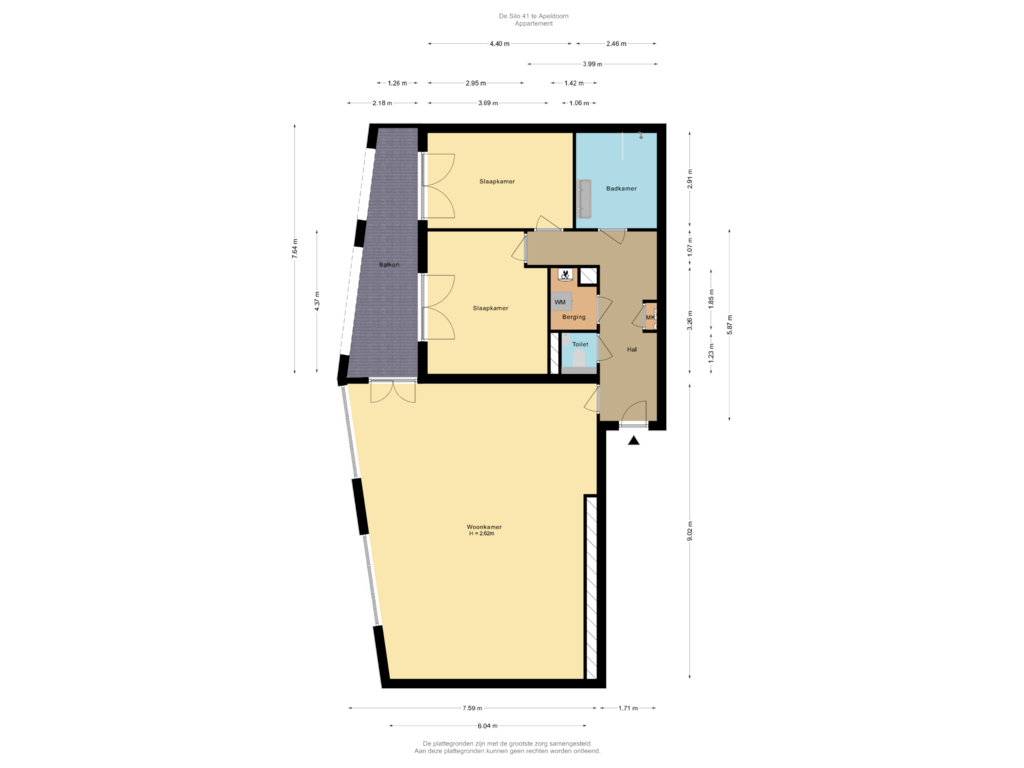 View floorplan of Appartement of Havenpark 41