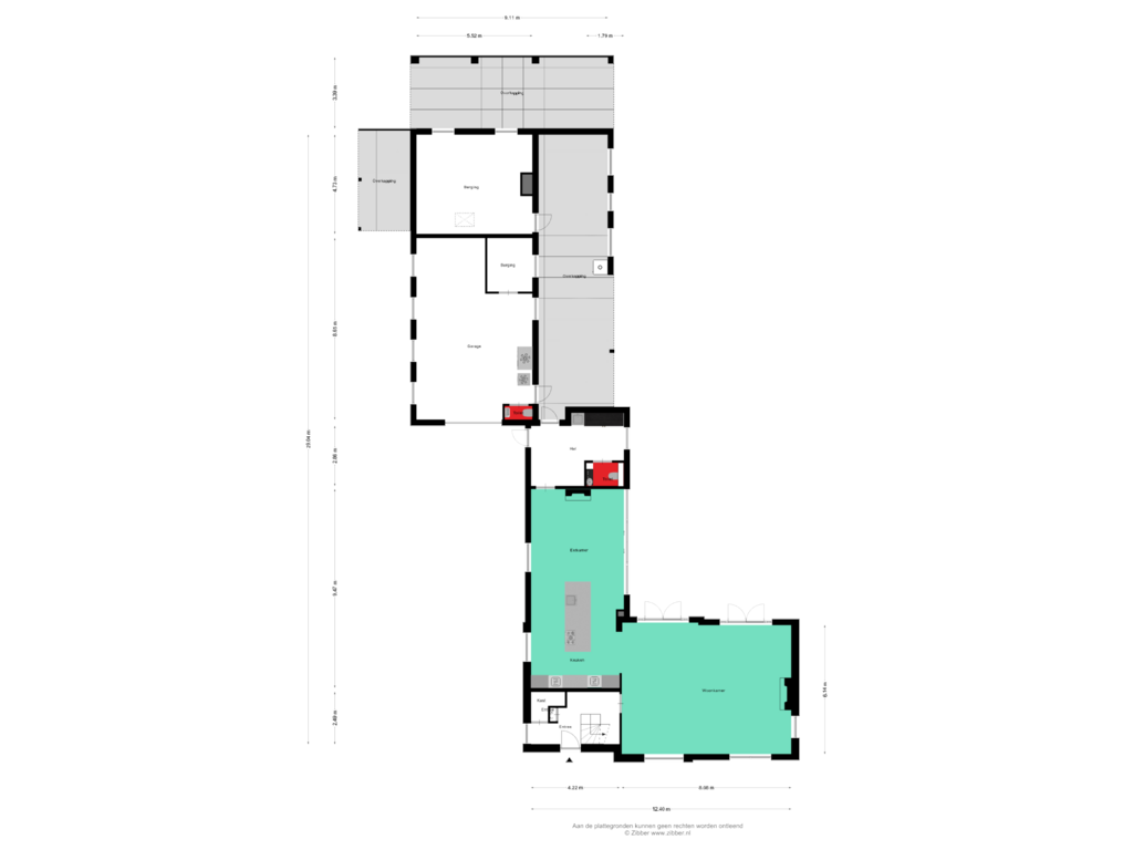 Bekijk plattegrond van Begane Grond van Wilgenstraat 9