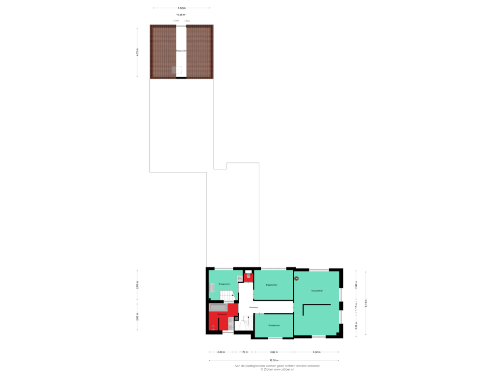 Bekijk plattegrond van Eerste Verdieping van Wilgenstraat 9