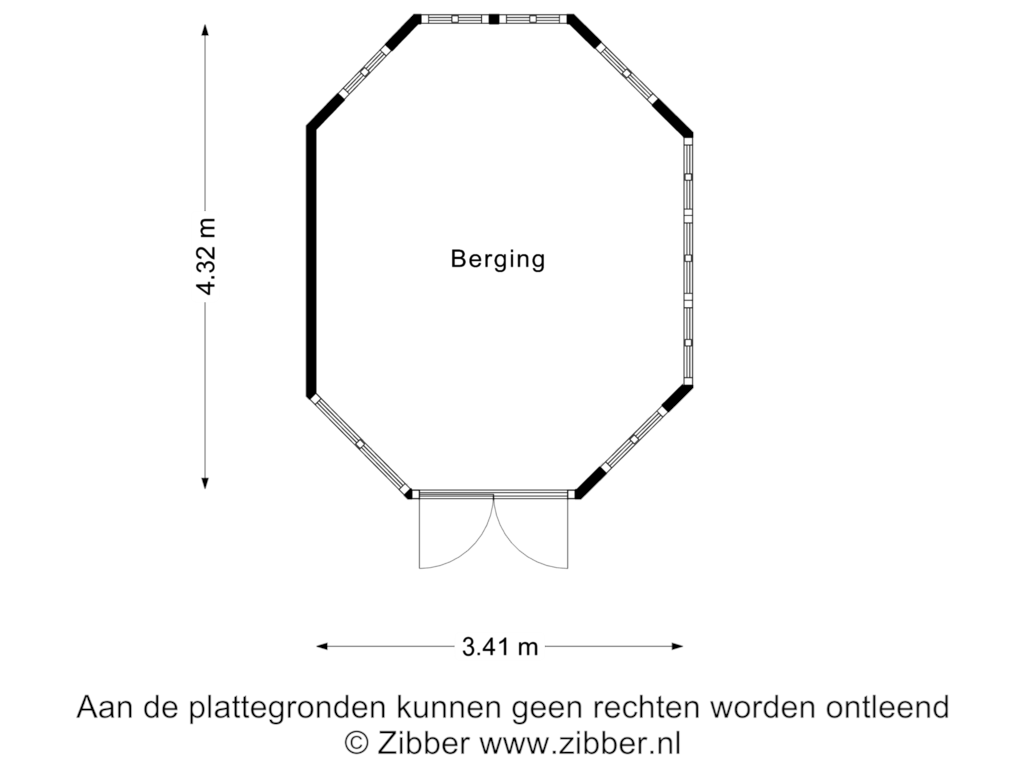 Bekijk plattegrond van Berging van Wilgenstraat 9