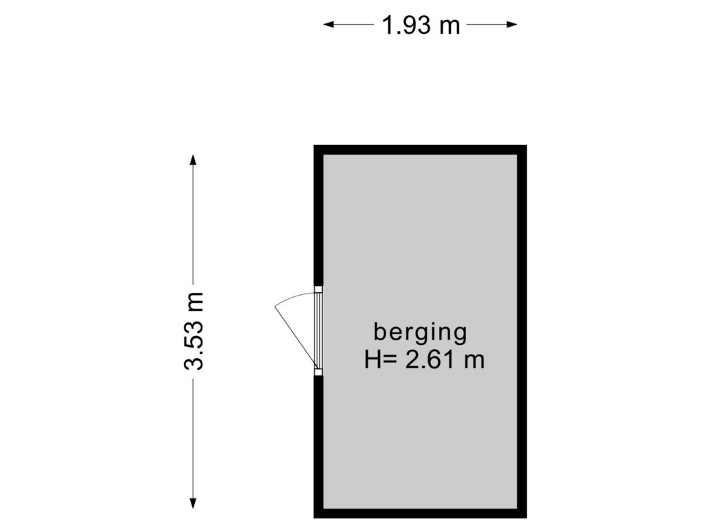 Bekijk plattegrond van Berging van Boulevard Bankert 854-R