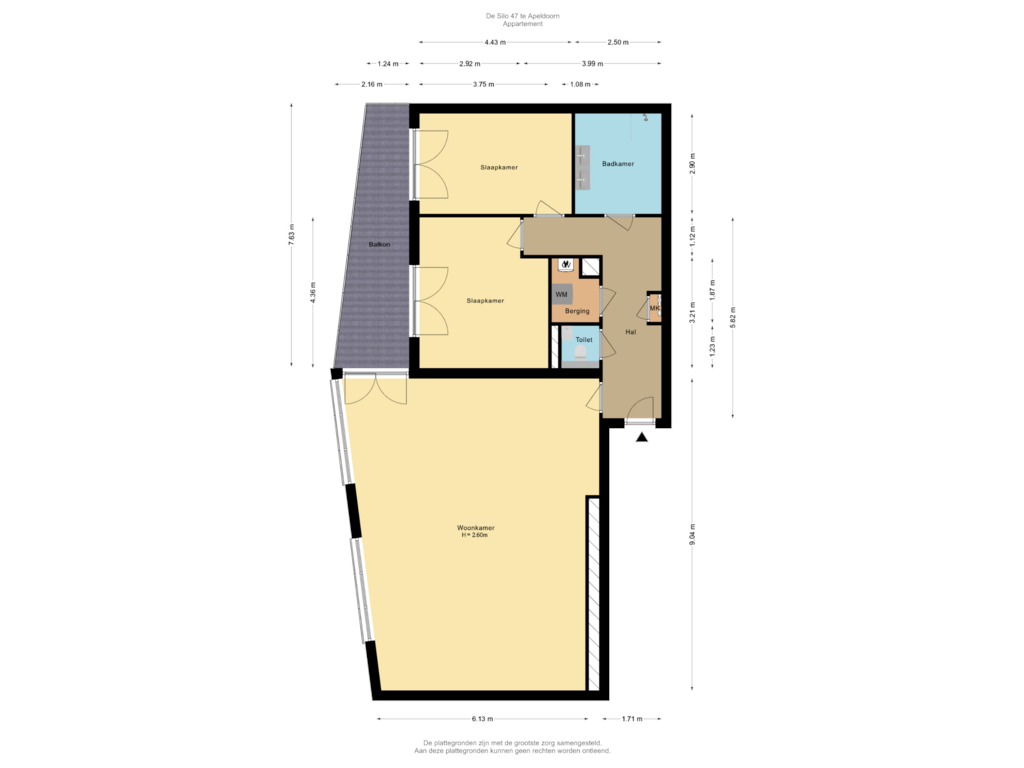 View floorplan of Appartement  of Havenpark 47