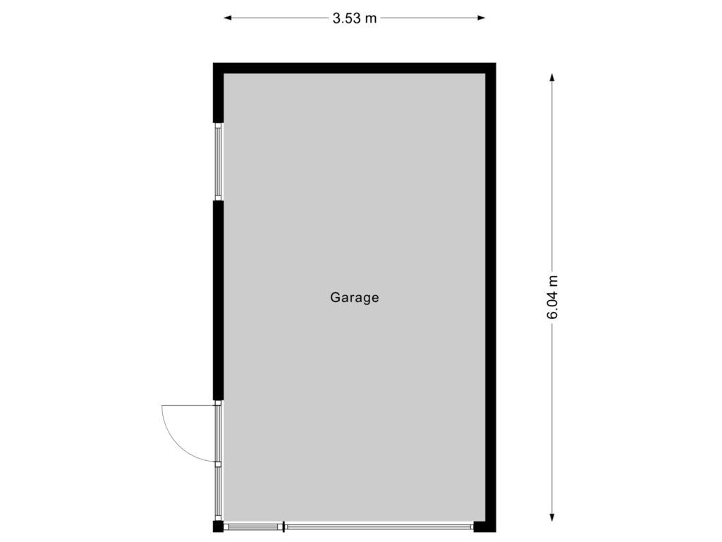 Bekijk plattegrond van Garage van Lievevrouwestraat 14