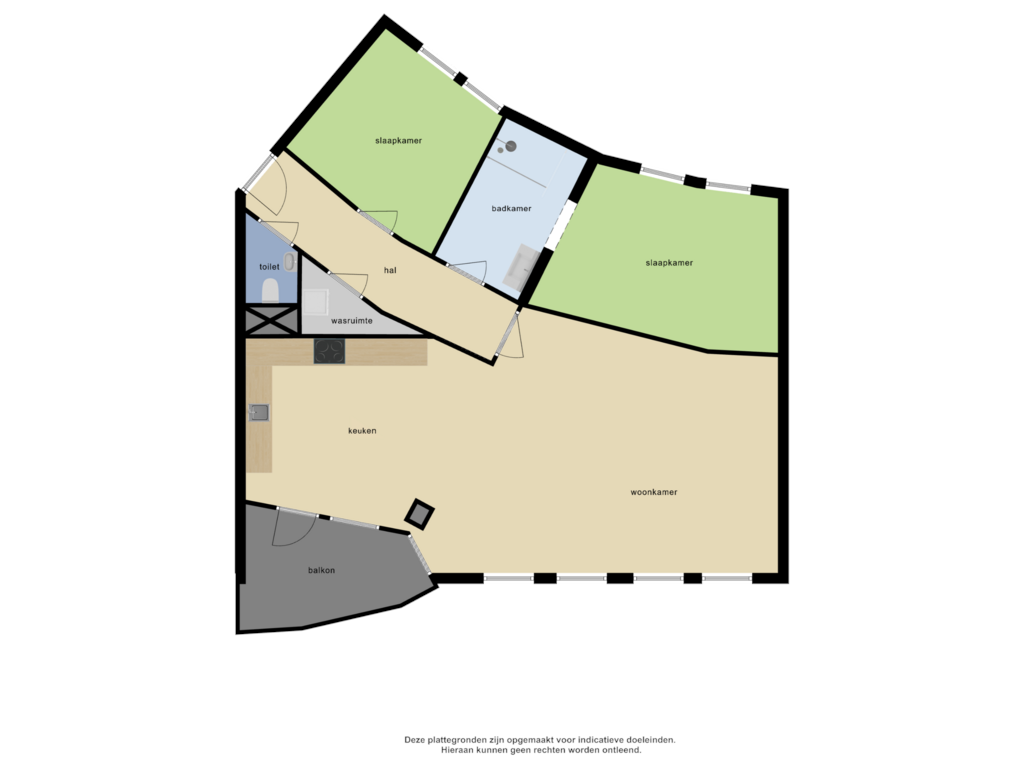 Bekijk plattegrond van First floor van Violenhof 8