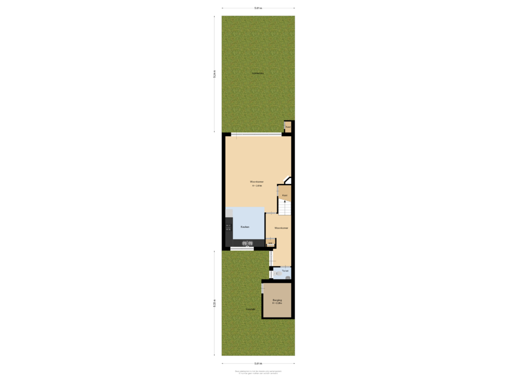 View floorplan of Situatie of Dinteldal 6